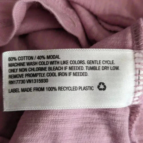 Knox Rose Plus Shirt Women's Size 1X 2X Pink Lightweight Short Sleeve T Shirt - Picture 6 of 7